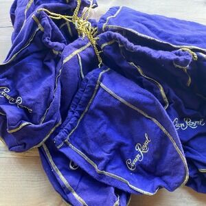 Crown Royal Bags Lot of 9 Extra Large Purple 1.75L 4 Normal Bags, 5 Large